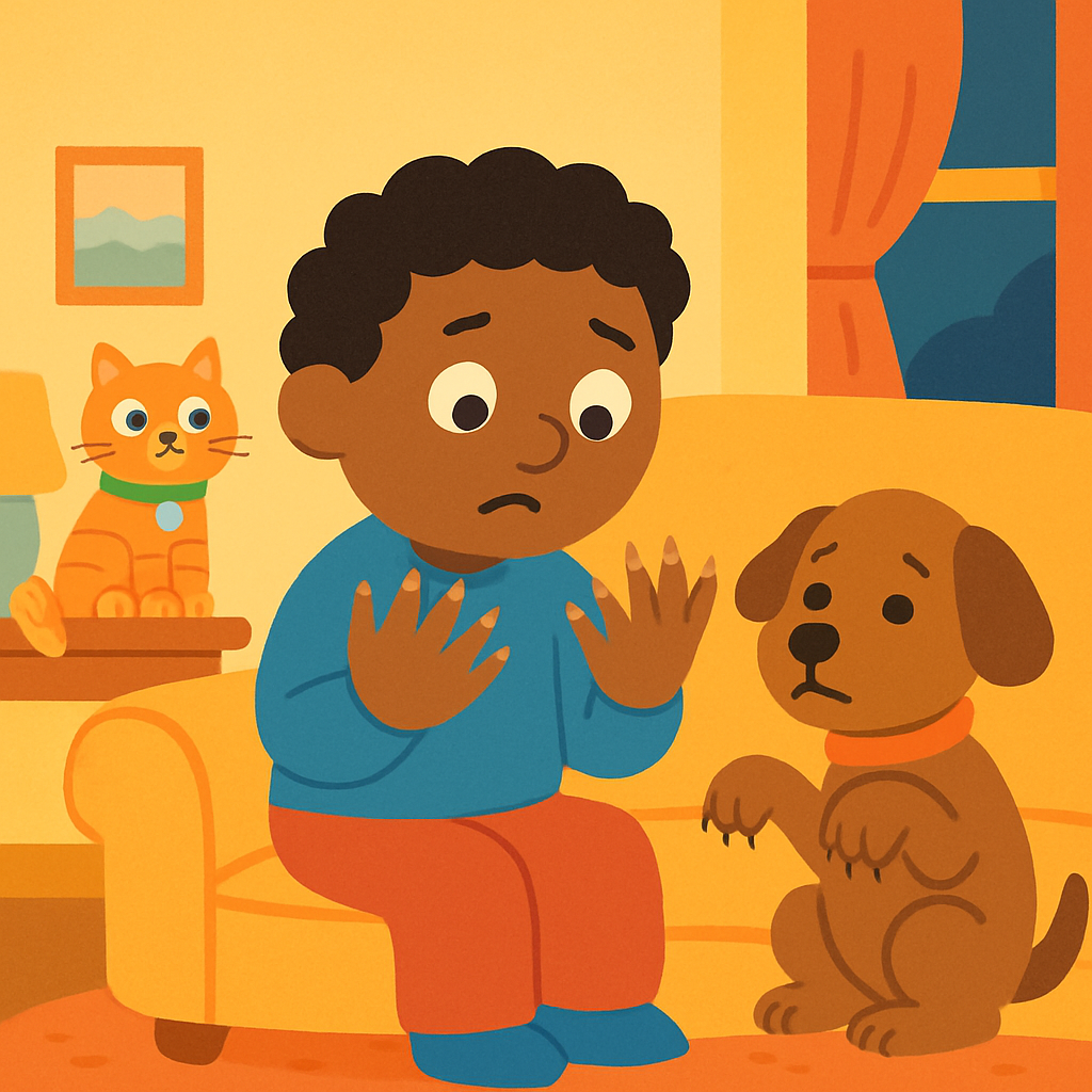 My nonverbal child panics when I cut his nails — what do I do? — opening panel