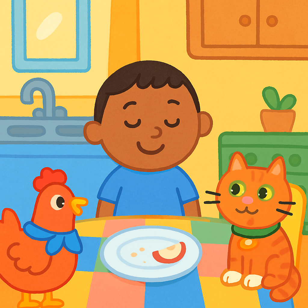 Teaching my autistic child to say 'all done' — opening panel