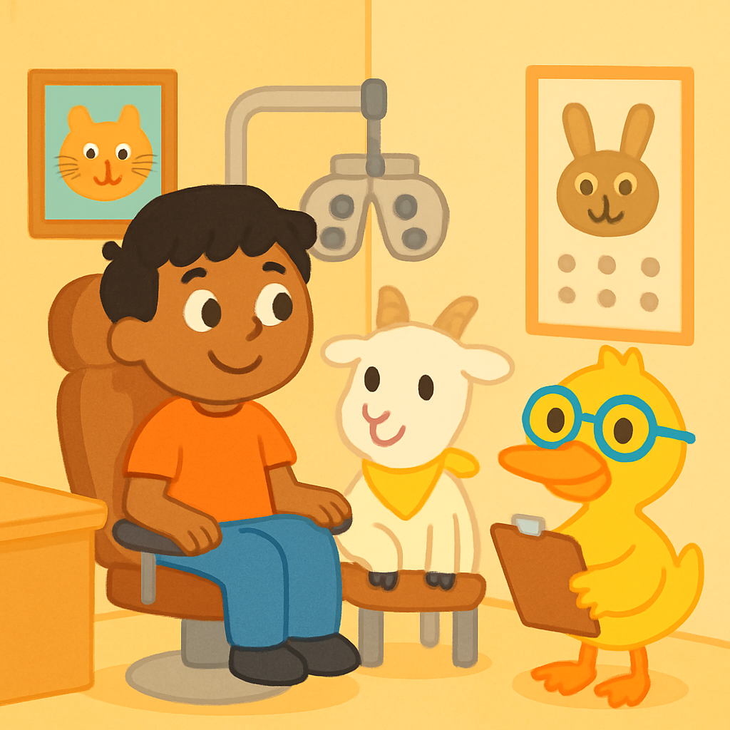 Eye checkup for nonverbal autistic child — how to do it — opening panel