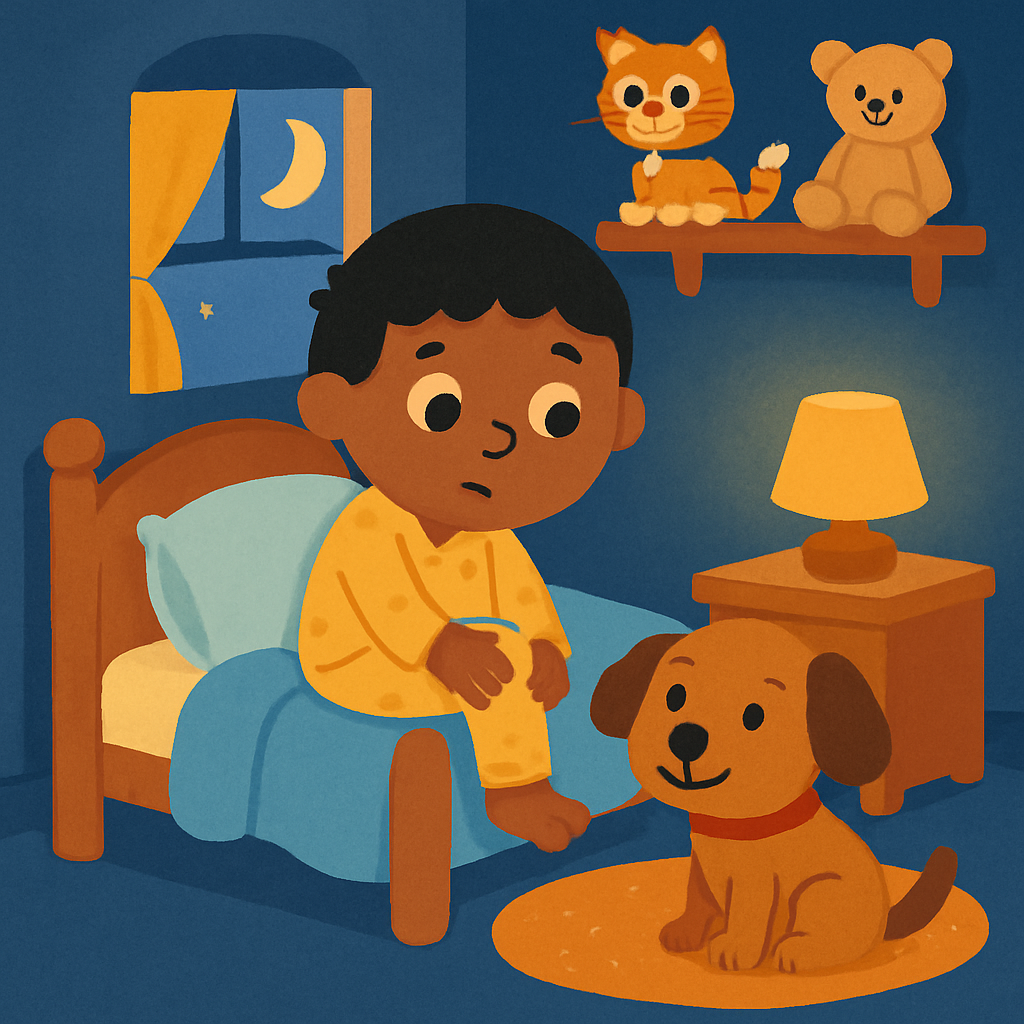 My autistic child wakes up crying with leg pain — opening panel