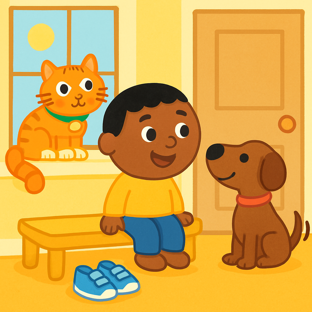 My autistic child can't put on his own shoes — how to teach — opening panel