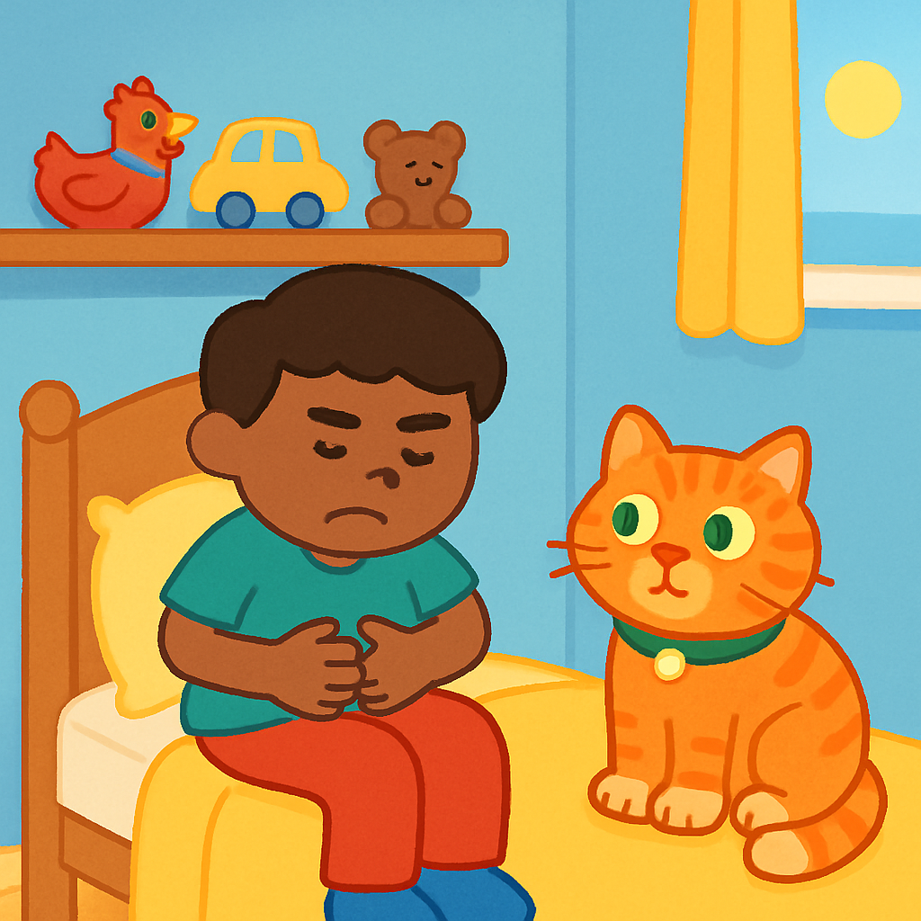 My nonverbal autistic child is constipated and in pain — opening panel