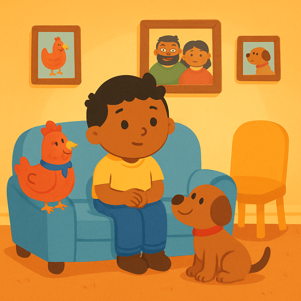 Explaining death of a grandparent to autistic child — opening panel