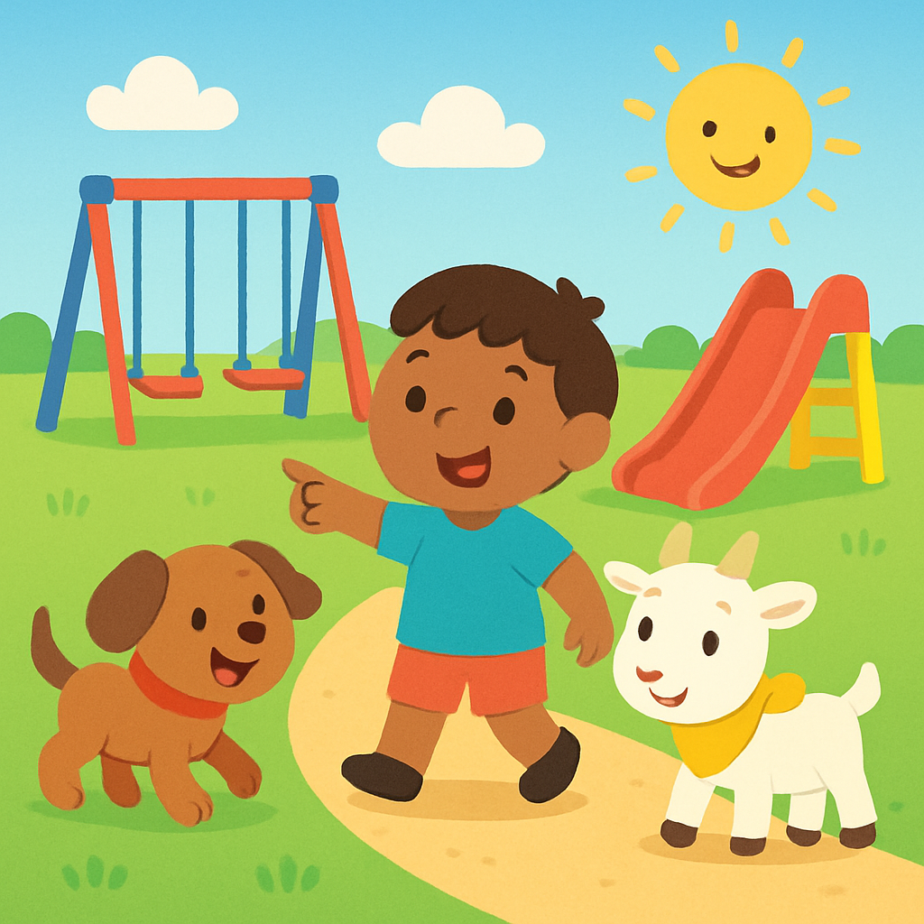 My autistic child at the park — sharing swings — opening panel