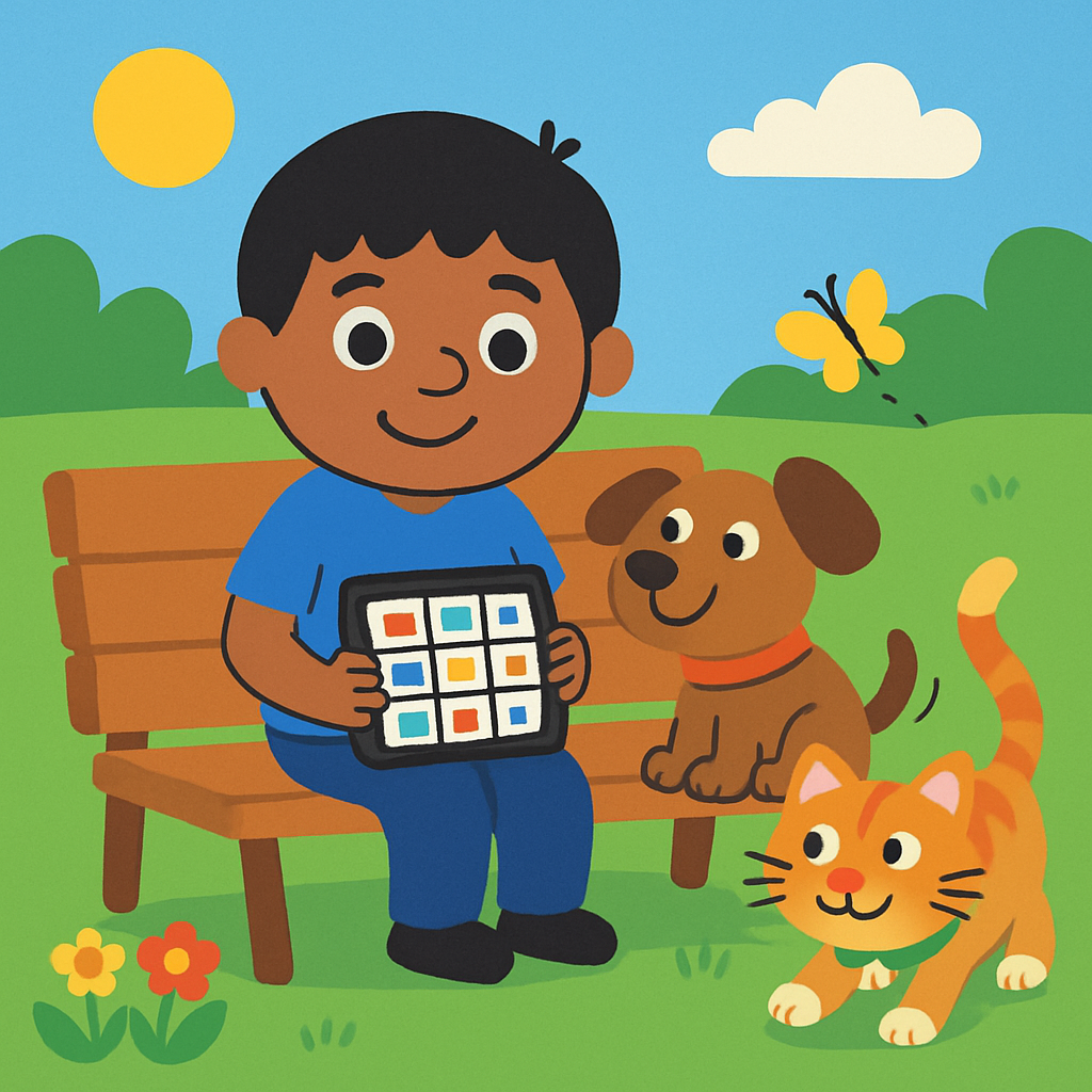 My child only requests on Avaz — how to teach commenting — opening panel