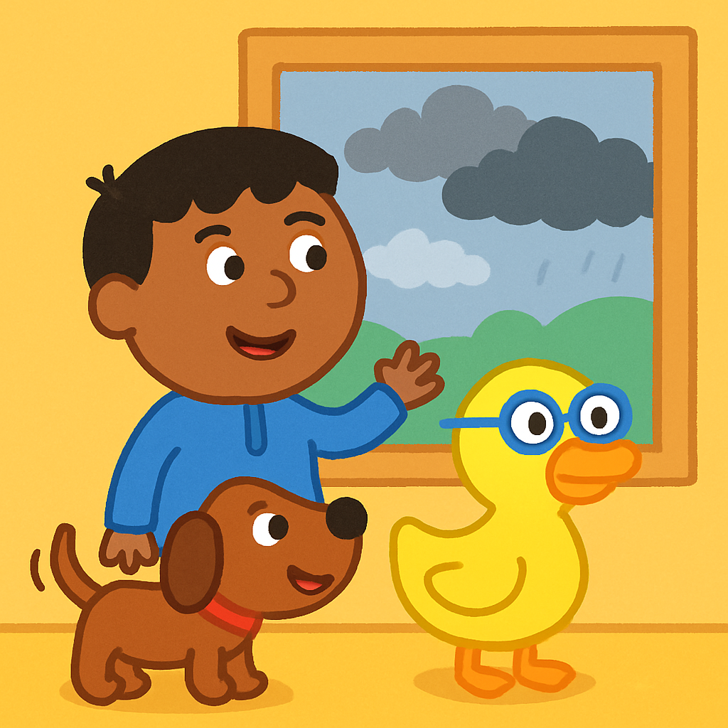 Monsoon season — sensory tips for autistic child — opening panel