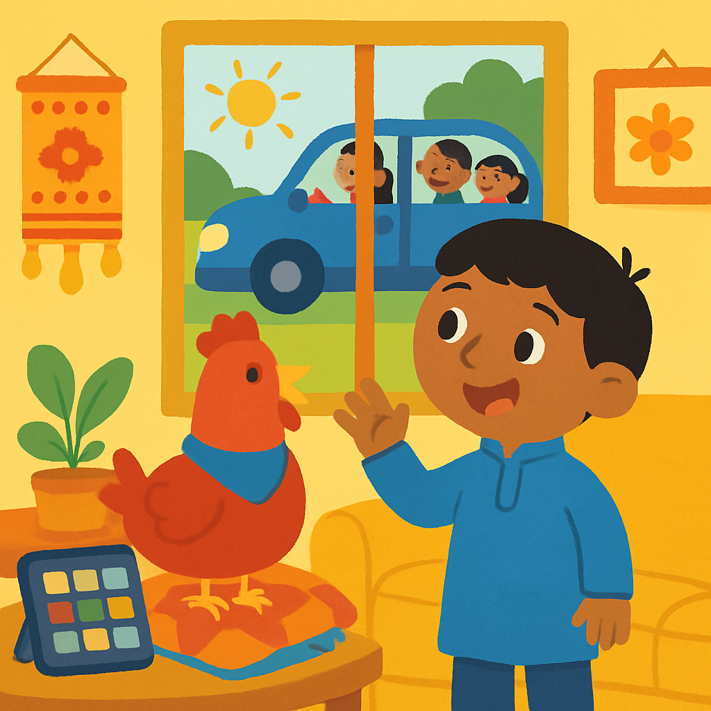 A new baby cousin is visiting our home — preparing my autistic child — opening panel