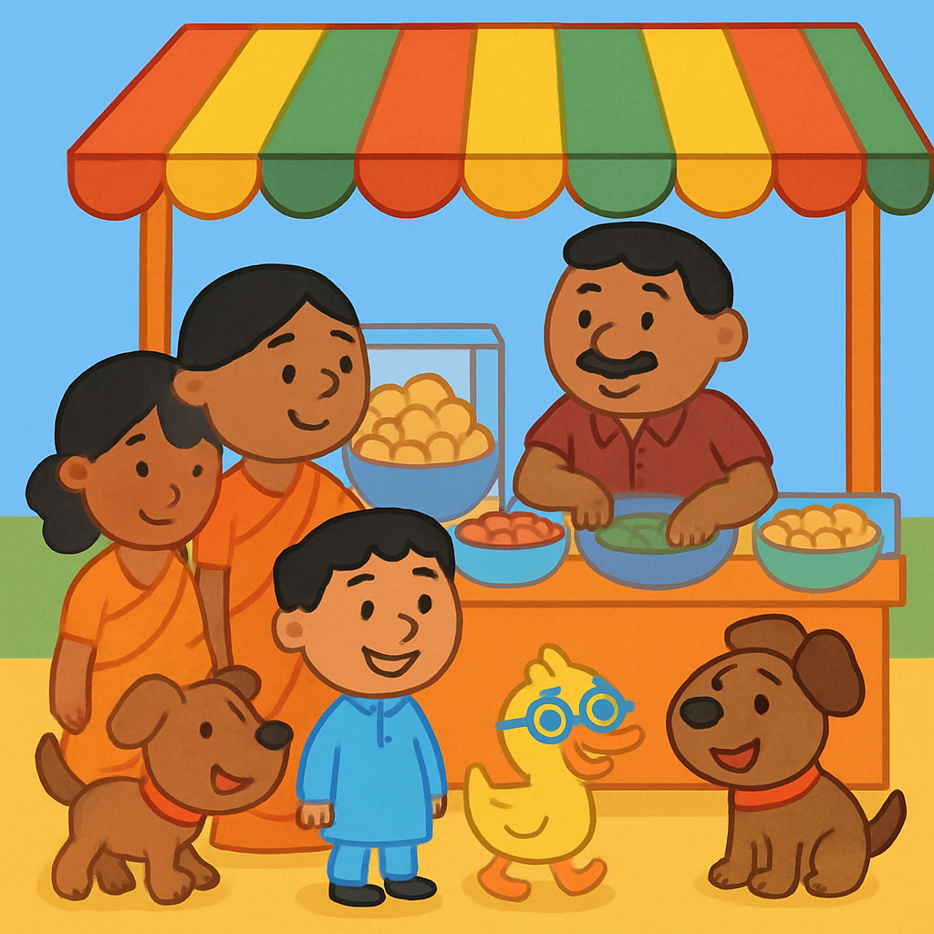 Eating at a chaat shop with my autistic child — tips — opening panel