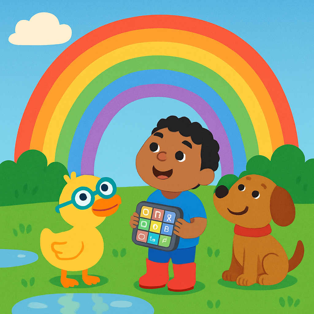 Teaching my autistic child to comment on things, not just request — opening panel