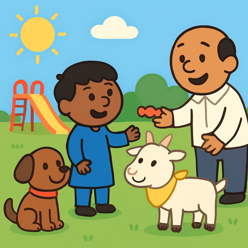 Teaching my autistic child not to take food from strangers — opening panel