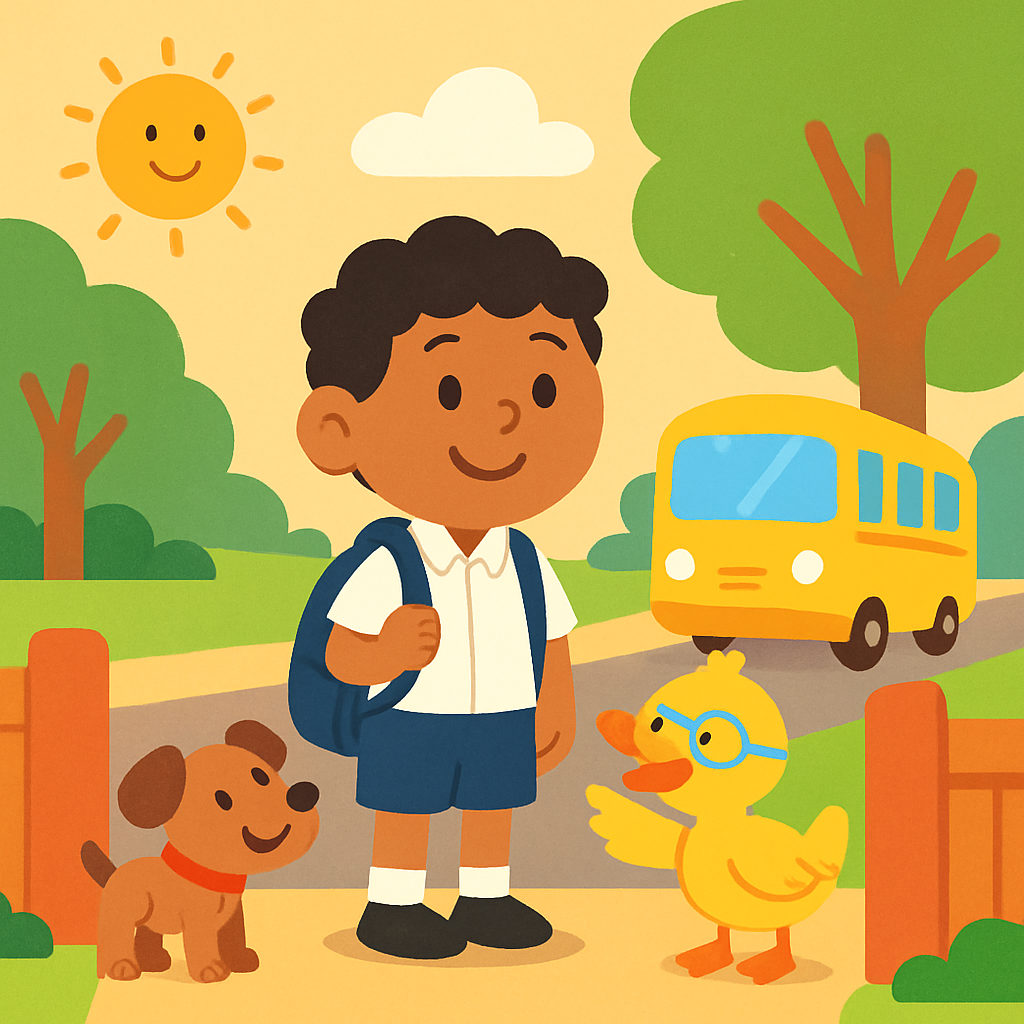 First day on the school bus — preparing my autistic child — opening panel