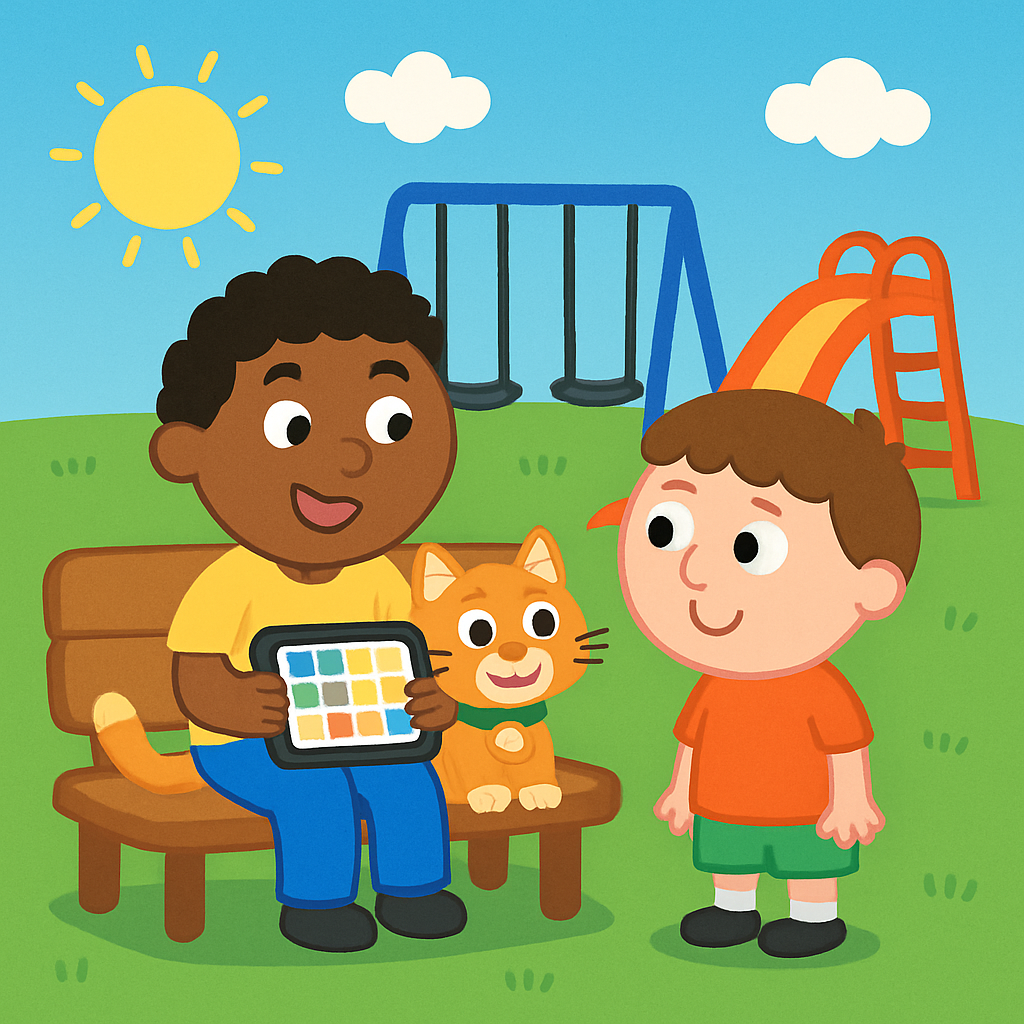 Another child is staring at my autistic child — how to handle it — opening panel
