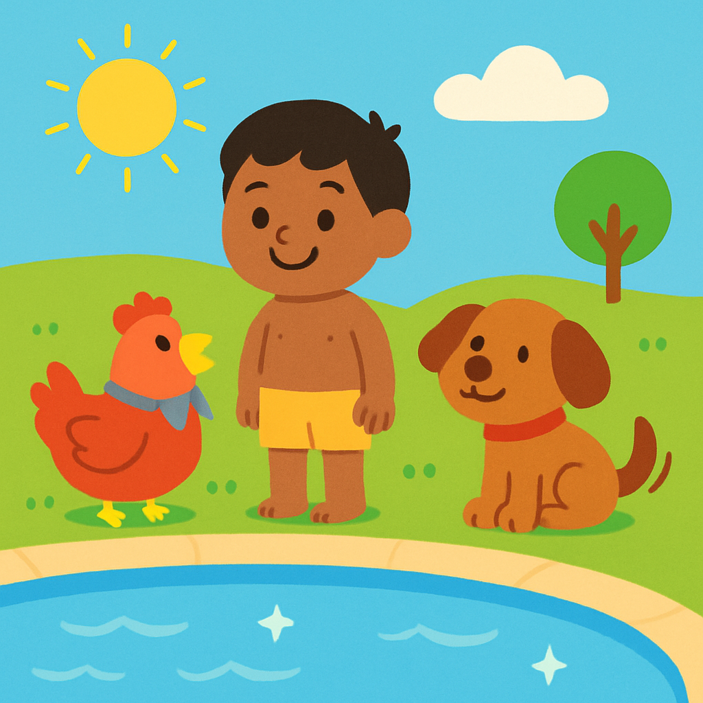Water safety for my autistic child at pool / beach — opening panel